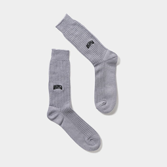 ڥå/ ȥܡɡTIGHTBOOTH / WAFFLE SOCKS - Greyȥܡɥå / å