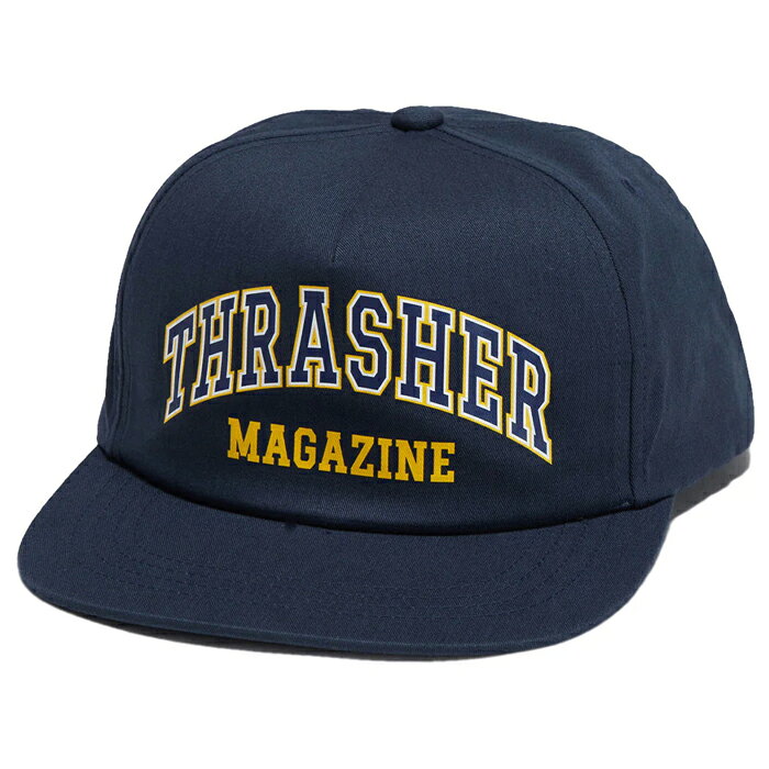 THRASHER MAGAZINE(スラッシャー.・マガジン)DROPOUT SNAPBACK HAT / NAVY