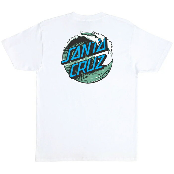 Rakuten - 【スケートボード / Tシャツ】【送料無料】SANTA CRUZ (サンタクルズ)WAVE DOT S/S T-SHIRT WHITEスケートボード / アパレル