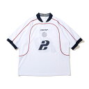 DIASPORA SKATEBOARDS (ディアスポラ・スケートボード) YE PEEPS FOOTBALL TOP - WHITE