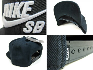 【SALE】NIKE SB/ICON SNAPBACK［Black］/スナップバックキャップ