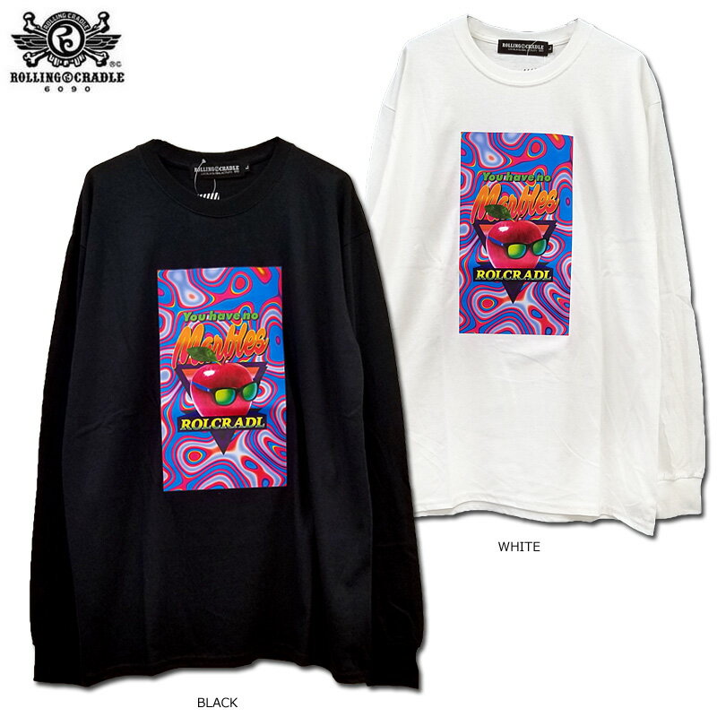 【SALE】【ロリクレ】ROLLING CRADLE(ローリングクレイドル) /MARBLE LONG SLEEVE/長袖Tシャツ