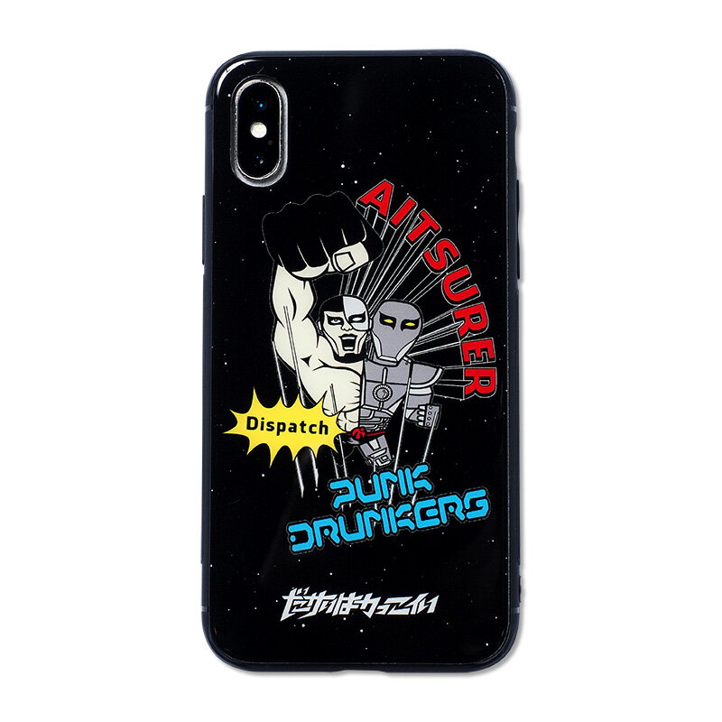 【予約】【受注生産】PUNK DRUNKERS(パンクドランカーズ)/TEMPERED GLASS iPhone CASE［アイツラー］/iPhone7/8/SE2 iPhoneX/XS iPhoneXSMax iPhoneXR iPhone11 iPhone11Pro用