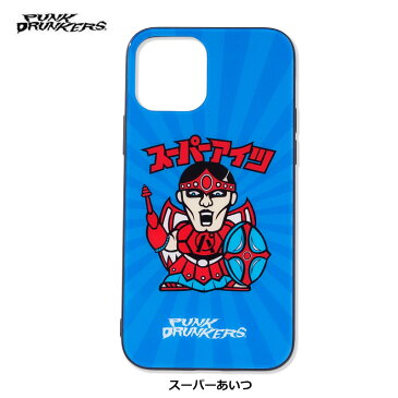 【受注生産】PUNK DRUNKERS(パンクドランカーズ)/TEMPERED GLASS iPhone CASE［スーパーあいつ］/iPhoneのみ