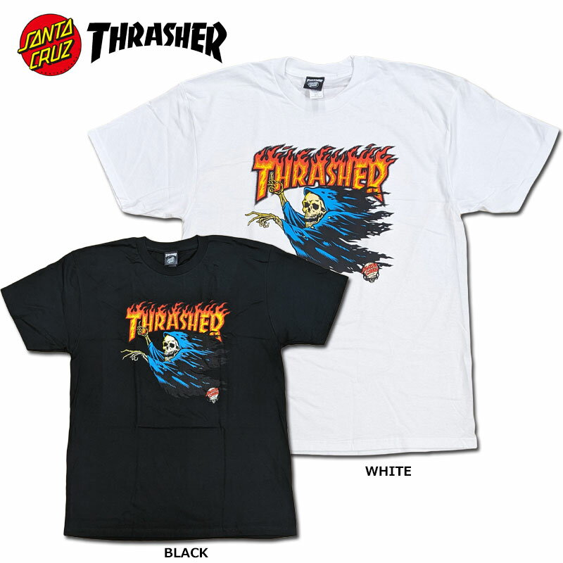 THRASHER(スラッシャー)/［SANTA CRUZxTHRASHER］S/S TEE O'BRIEN REAPER/半袖Tシャツ