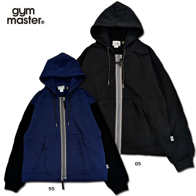 gym master(ジムマスター) /G633700/12oz ヘビー裏起毛スウェットトダブルジップパーカー