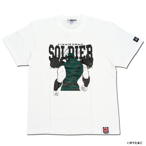 【キン肉マン】ソルジャー イズ ポッシブル Tシャツ(arktz別注カラー/ ホワイト)/ KINNIKUMAN TOHOKU 【キン肉マン】ソルジャー イズ ポッシブル Tシャツ(arktz別注カラー/ ホワイト)/ KINNIKUMAN TOHOKU