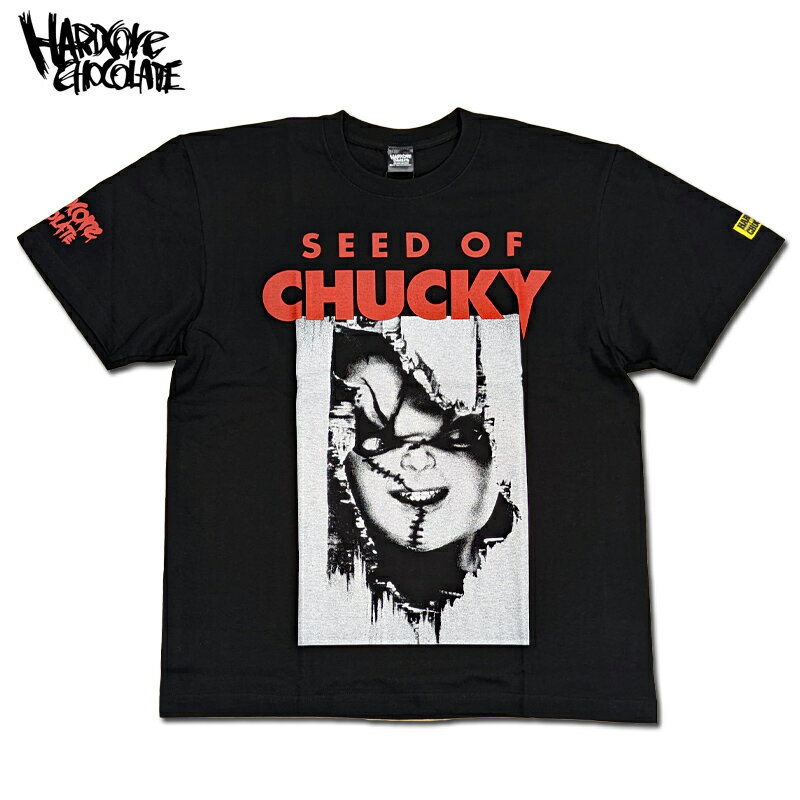 HARDCORE CHOCOLATE（ハードコアチョコレート）/［CHUCKY×ハードコアチョコレート］チャッキーの種（クソくらえブラック）/半袖Tシャツ