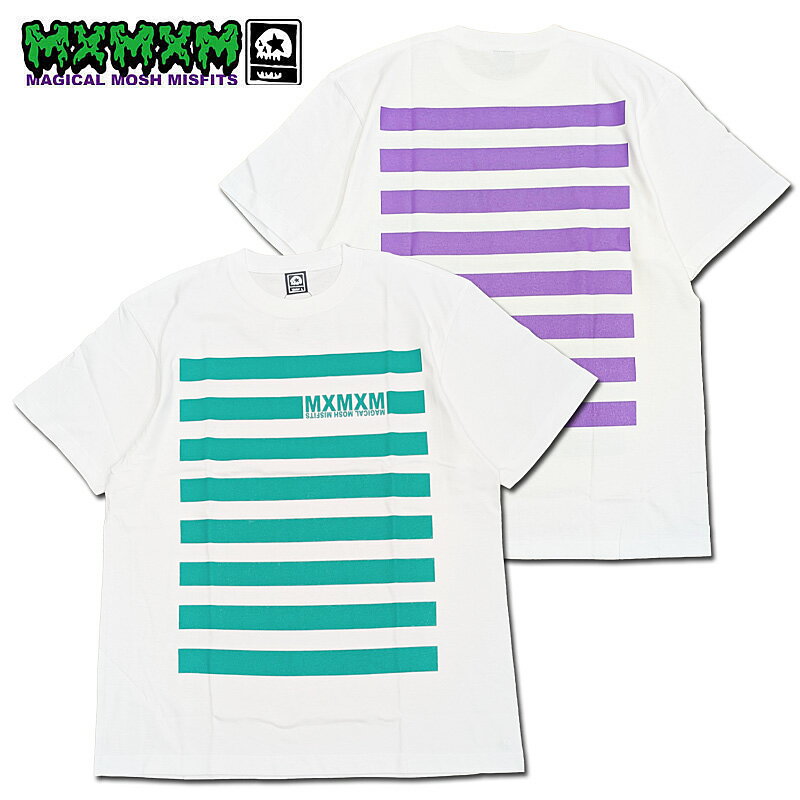 MAGICAL MOSH MISFITS（マジカル モッシュ ミスフィッツ）/偽物ボーダーTEE［WHITE］/ 半袖Tシャツ