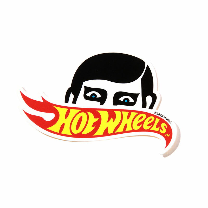 Rakuten - 【予約】PUNK DRUNKERS(パンクドランカーズ)/［鷹の爪xHOT WHEELS］ロゴからひょっこりあいつステッカー /2026年8月下旬入荷予定