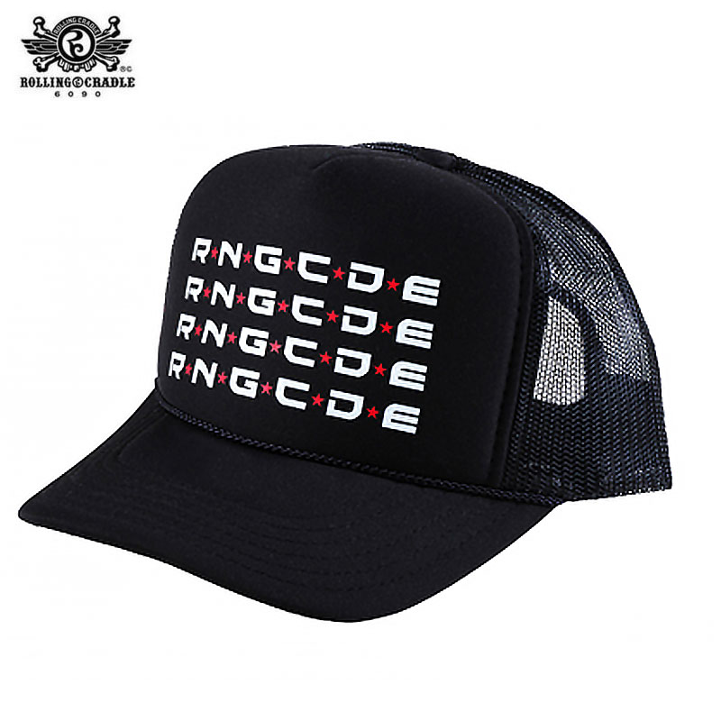 ROLLING CRADLE（ローリングクレイドル）/RNGCDE MESHCAP［BLACK］/キャップ