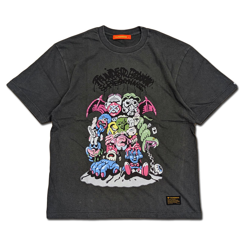 Rakuten - THUNDERBOX（サンダーボックス）/THUNDERBOXXX SCREAMING 4 TEE［FADE BLACK］/半袖Tシャツ