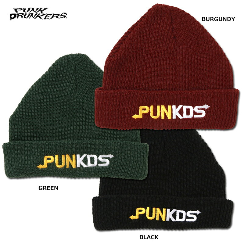 【予約】PUNK DRUNKERS(パンクドランカーズ)/ PUNKDSニットCAP /2026年10月下旬入荷予定