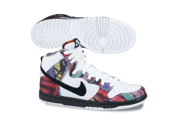 �ڥݥ����10�ܡ�NIKEDUNKHIGHPREMIUMSB/101[White/Black]