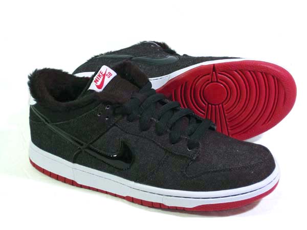 �ڥݥ����10�ܡ�NIKEDUNKLOPROSB/009��BLACK&times;BLACK-VARSITYRED��