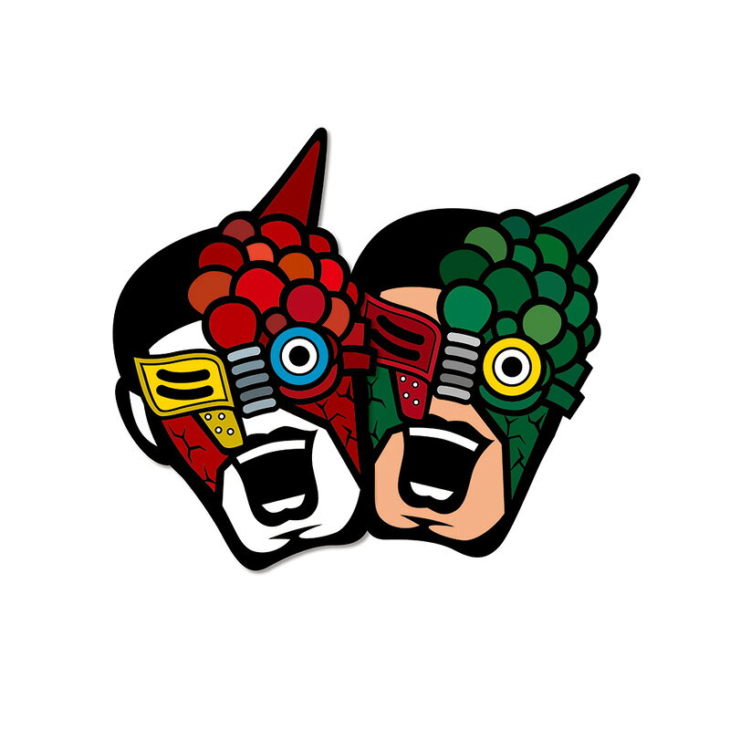 乐天商城 - 【予約】PUNK DRUNKERS(パンクドランカーズ)/ ［PDSxREALHEAD］ステッカー / お前 /2026年6月下旬入荷予定
