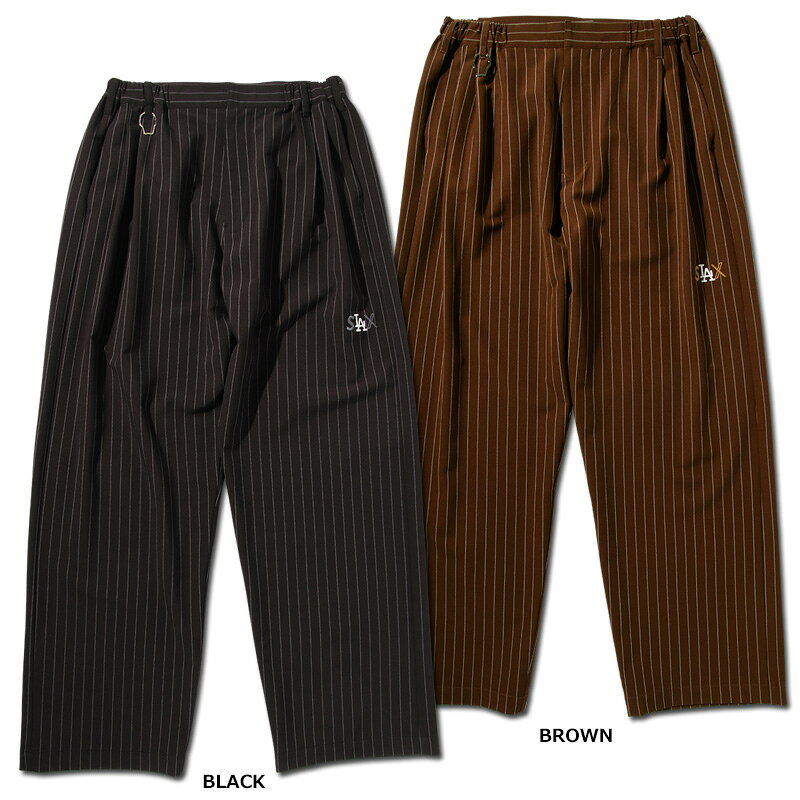 乐天商城 - 【予約】PUNK DRUNKERS(パンクドランカーズ)/ストライプSLAXパンツ /2026年7月下旬入荷予定