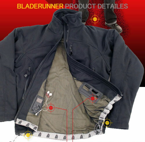 【ブレードランナー 防刃 ジャケット】 BR/BladeRunner/ ケブラージャケット KEVLAR 切創耐性 護身用品 防犯用品 護身術 自分の身は自分で守る 男女兼用 3