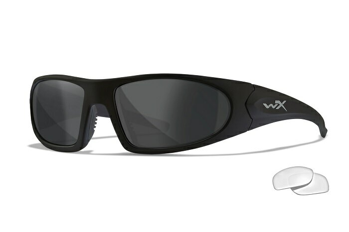 【出現クーポン使用で割引】ワイリーエックスワイリーエックス/ローマ3 TL ROMER3 TL WXJ1004TL スモーク/クリア サングラス 【Wiley ...