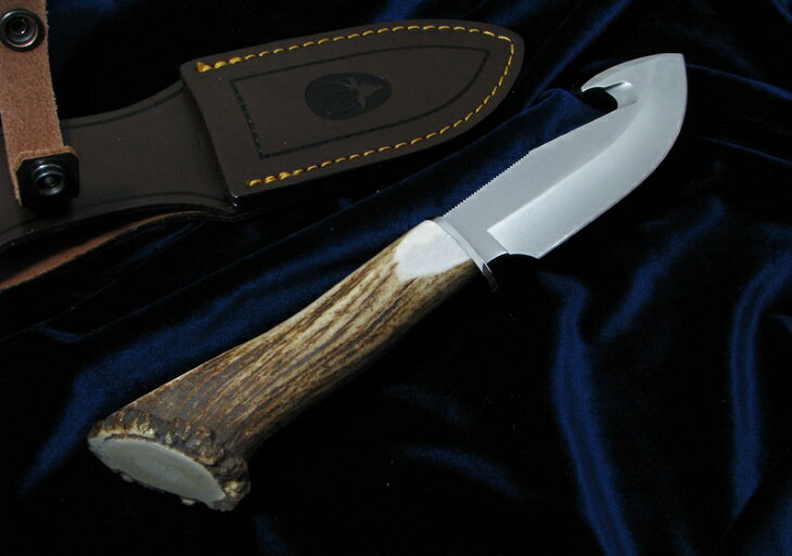 Muela/ムエラ VIPER-11S バイパー 110mm クラウンスタッグハンドル スキナーガットフック付 狩猟用 シースナイフ通販格安セール情報　楽天　通販