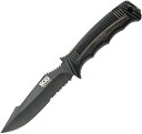 ●● ソグ/SOG SEAL Strike シール ストライク DXシース ブラック コンビ刃 ナイフ ファイヤースターター内蔵(4)