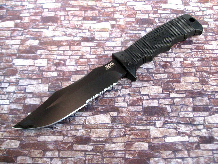 ソグ/SOG E37T-K シール パプ ナイフ コンビ刃 AUS8鋼/ザイテル ハンドル カイデックスシース SEAL Pup ELITE通販格安セール情報 楽天 通販