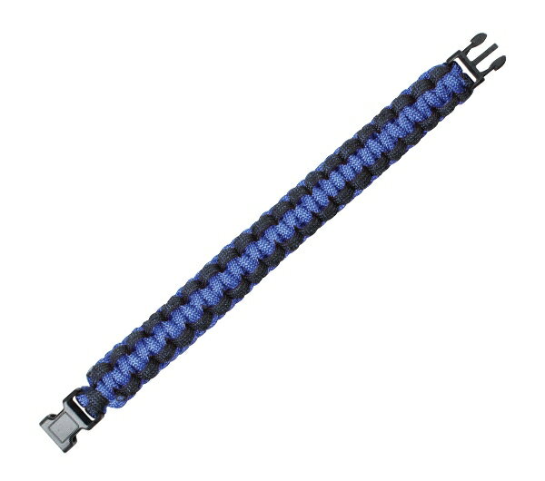 ロスコ R930 Mサイズ パラシュートコード/パラコード ブレスレット ブルー/ブラック ROTHCO【メール便..
