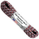 アトウッド ロープ レッドカモ 7Strand 550 パラシュートコードパラコード 30M ATWOOD ROPE MFG 耐加重250Kg キャンプなどに【1コまでメール便/4コまでレターパック便配送可】(4)