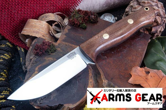 (28703) バークリバー ブラボー1 ランプレス CPM-3V鋼 アメリカン ウォールナット #2 Bark River Bravo american