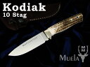 ●● ムエラ KODIAK-10A コディアック 100mm スタッグハンドル シースナイフ ,Muela