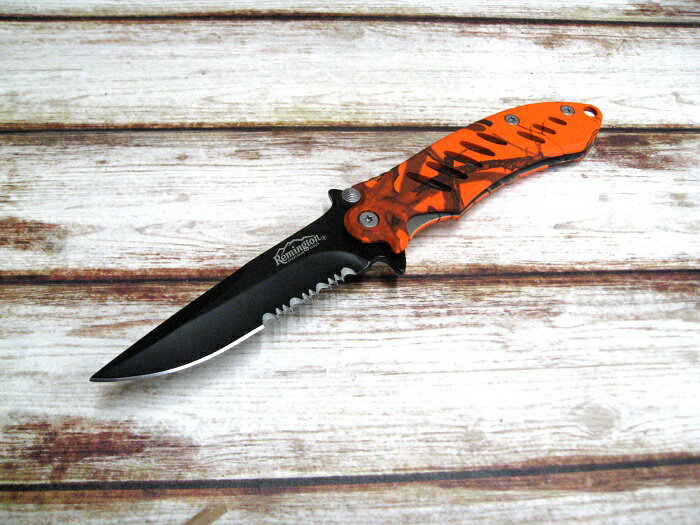 レミントン Remington スポーツマン F.A.S.T ラージフォルダー 折り畳み ナイフ イグニシア 半波刃 R19767【メール便配送可】通販格安セール情報 楽天 通販