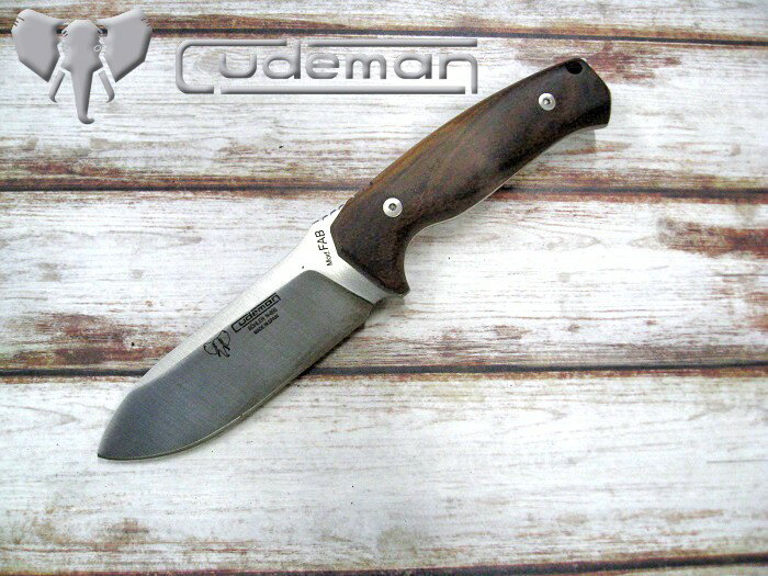 【あす楽対応】 クードマン CUD298K ブッシュクラフト ナイフ BOHLER N695鋼/ココロボウッド ハンドル アウトドア,Cudeman BUSHCRAFT Knife
