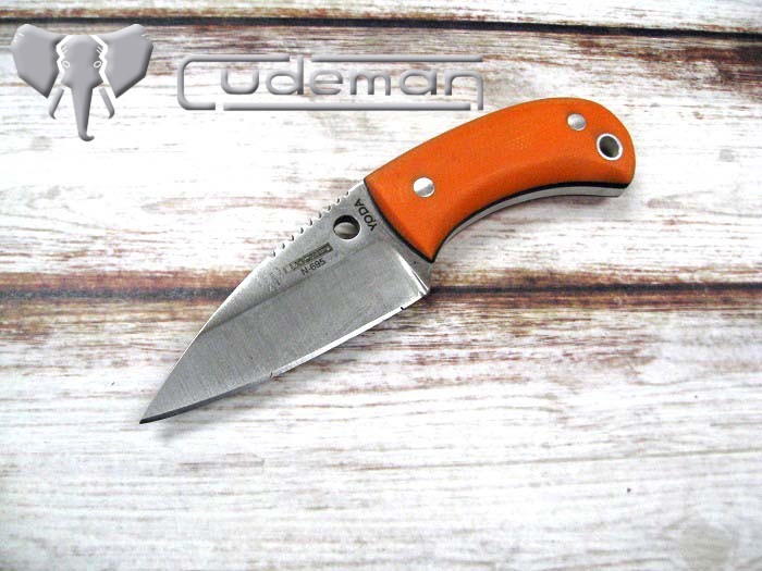 ●● クードマン CUD200J ヨーダ ブッシュクラフト ナイフ BOHLER N-695鋼/オレンジ G-10ハンドル アウトドア,Cudeman Yoda BUSHCRAFT Knife 