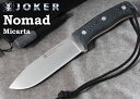  ジョーカー CM125-P ノマド マイカルタ ファイヤースターター付 ブッシュクラフトナイフ,Joker NOMAD BUSHCRAFT KNIFE MICARTA