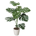 観葉植物 光触媒 フェイクグリーン フェイク オフィス 高さ100cm グリーン モンステラ 人工観葉樹 消臭 人工観葉植物 造花 枯れない ホテル インテリア...