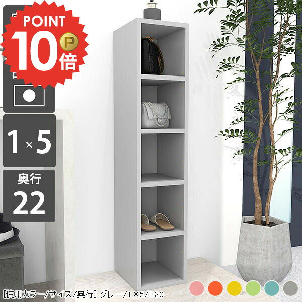 本棚 薄型 スリム 完成品 奥行22cm 組立不要 収納棚 おしゃれ A4 オープンラック 一列 カラーボックス 省スペース 推し活収納 コミック 5段 ブックシェルフ 北欧 コンパクト リビング収納 絵本ラック 約奥行20cm 1列 すきま収納 セミオーダー 漫画 子ども 漫画本 隙間 ☆