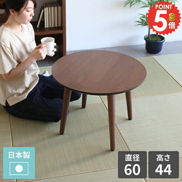 樂天商城 - センターテーブル 丸 おしゃれ ローテーブル ちゃぶ台 カフェテーブル サイドテーブル 円卓 ソファーテーブル ソファーに合う ロータイプ ローデスク 2人用 北欧 約高さ45cm ひとりがけ 丸テーブル 円形 1人用 ソファ テーブル 木製 リビング パソコンデスク シンプル ◎