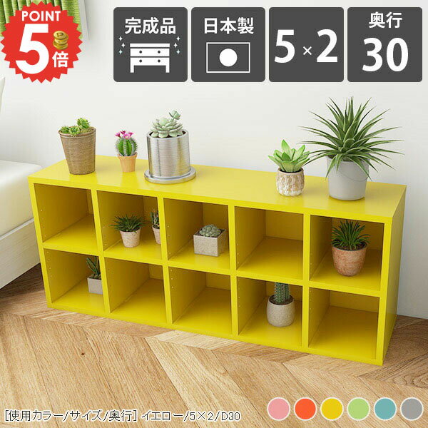 Comic Storage - 本棚 コミックラック 完成品 おしゃれ 横長 低い 5列 北欧 かわいい コミック マンガ 大容量 可動棚 奥行30cm 漫画収納 子供部屋 ラック 同人誌 カラーボックス 2段 ロータイプ カウンター下 マンガ本 可動棚板 CDラック 奥行き30cm まんが 木製 棚 絵本棚 収納ボックス ☆