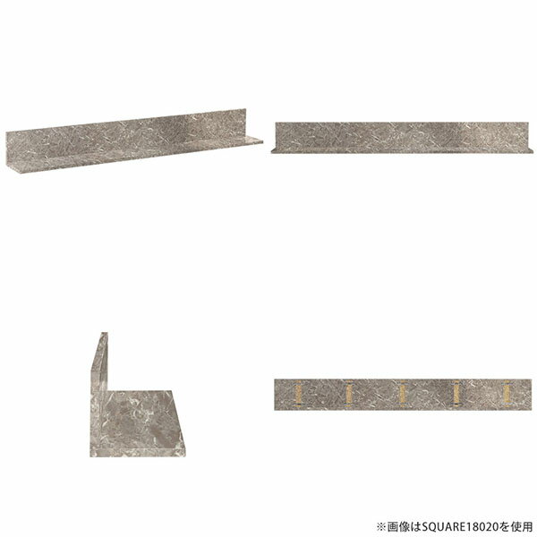 ウォールシェルフ 壁掛け 棚 石膏ボード ラック 本棚 L字 ストーン調 シェルフ 賃貸 石こうボード トイレ 大理石風 壁掛け棚 洗面所 壁棚 収納棚 ウォールラック 北欧 壁面収納 DIY 壁に付けられる家具 本 壁掛けラック 壁掛けシェルフ おしゃれ 【幅155cm奥行20cm角型】 △ [2]