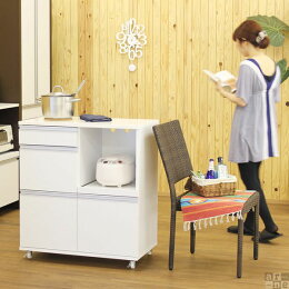 キッチンカウンターレンジ台大型レンジ対応完成品作業台送料無料レンジボードキャスター付きロータイプキッチンボードキッチン収納棚食器棚スライド台所家電炊飯器台おしゃれ白ヘルシオコンセント幅80cm約奥行50cm約高さ95cmモダン【あす楽】