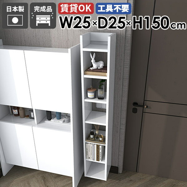 壁掛け棚 ウォールシェルフ 石膏ボード 吊り戸棚 木製 薄型 隙間収納 細い 洗面所 賃貸 本棚 壁面収納 トイレ棚 飾り棚 トイレ収納 完成品 おしゃれ 壁付け ディスプレイラック 壁棚 北欧 ピン取付 タオル収納 省スペース オープンラック 【Miraiスキマ/2525150/nail】 ●