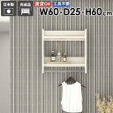 ハンガーラック 小さい コート掛け ウォールシェルフ パイプハンガー コートラック タオル掛け 石膏ボード 壁 洗面所 コートハンガー 完成品 木製 ハンガー掛...