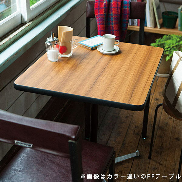 ダイニングテーブル 2人 60cm 日本製 カフェテーブル 60 コンパクト カフェ テーブル おしゃれ かわいい ダークブラウン 木目調 2人 2人用 二人 二人用 アンティーク調 カフェ風 おしゃれ アルミ バー インテリア 家具 シンプル デザイナーズ 【SWITCH/日本製】 [3]