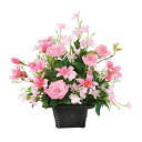 光触媒 造花 フラワー アーティフィシャルフラワー インテリア 花 観葉植物 ハッピーピンク 母の日 記念日 造花 人工植物 アレンジメント アートフラワー 光...