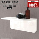 SKY WallRack-round 8020 nailサイズサイズ：約幅800 奥行き200 高さ220 mm板の厚み：20mm材質メラミン樹脂化粧合板カラーネイル（ホワイト）※モニターなどの閲覧環境によって、実際の色と異なって見える場合がございます。仕様耐荷重：約10kg(本体重量を除く)日本製完成品壁掛け用フック3個付属ブランド　送料送料無料納期ご注文状況により納期に変動がございます。最新の納期情報はカラー選択時にご確認ください。※オーダー商品につき、ご注文のキャンセル・変更につきましてはお届け前でありましても生産手配が済んでいるためキャンセル料(商品代金の50％)を頂戴いたします。※商品到着までの日数は、地域により異なりますご購入時にお届け日の指定がない場合、最短日での出荷手配を行いメールにてご連絡させていただきます。配送について家具の配送は「玄関での受け渡し（建物入り口または1階）」になります。エレベーターがある場合は玄関までになります。配達はドライバーが一人でお伺いしますので、大型商品や重い商品（一人では運べないような商品）につきましては、搬入作業をお客様にお手伝い願います。備考ウォールボックスの壁面への取り付けは取扱説明書をよくお読みの上、付属の壁掛け用フックをお使いください。付属のフックは石膏ボード壁専用です。またフック1個につき壁に押しピンを6本差し込んで固定するタイプです。ウォールラックの落下やラックの上に置いたものの落下により発生した損害に対して当店は一切責任を負いかねますので、十分ご検討の上ご使用願います。※製造上の都合や商品の改良のため、予告なく仕様変更する場合がございますので予めご了承ください。当店オリジナル家具を全部見る管理番号0000a97994/メーカー希望小売価格はメーカーカタログに基づいて掲載していますクーポン対象商品をもっと見るこのページは SKY WallRack-round 8020 nail のページです。一つプラスするだけでお部屋がぐっとおしゃれになる便利なアイテム。使う場所を選ばないシンプルなデザインながら、お部屋の中での存在感は抜群です。まるでカフェやショップのようにおしゃれなお部屋をおうちで簡単に作り出せるのがウォールラックの魅力の一つ。場所も高さも自分の好みに合わせられるので自由な空間づくりをお楽しみいただけます。キズや熱、汚れに強いメラミン樹脂化粧合板を使用しています。ツルリとした表面は水にも強い為お手入れもとっても簡単。高級感のある材質は、お部屋の雰囲気をより良くしてくれます。L字型のラックなので、上下をさかさまにしても使用可能です。用途や使いやすさで、取り付けかたが変えられるのも嬉しい。お部屋や空間のテイストに合わせた角のデザインを2種類からお選び頂けます。角丸型は、角がとがっていないのでお子様のいるご家庭でも安心してご利用頂けます。ご家庭では、リビングや書斎での使用はもちろん、キッチンや玄関でも見せる収納として使ったり、商業施設やオフィスでのディスプレイにも活躍。使い方の幅は様々で、コーディネートが楽しめます。