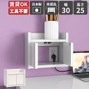 ルーター収納 壁掛けラック プッシュ扉付き おしゃれ 日本製 完成品 ケーブルボックス 壁掛け収納 飾り棚 賃貸OK 配線ボックス 壁掛けシェルフ シンプル ホ...