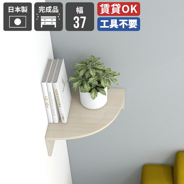 壁掛けラック コーナーシェルフ 賃