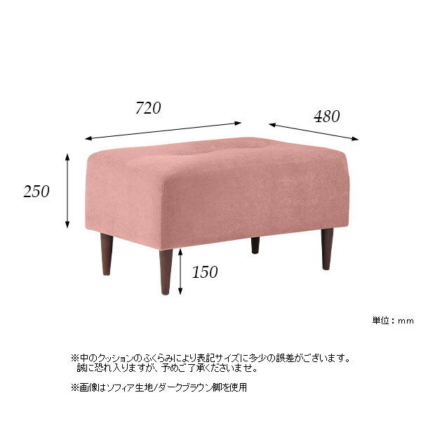 ベンチソファ 1人掛け オットマン スツール 足置き台 チェア 玄関 ベンチ ソファ おしゃれ ミニソファ 子供 ロースツール ローソファー ダイニングベンチ コンパクト シンプル 腰掛 キッズスペース 待合室 いす ピンク ブルー Baggy RG 2×3 ナチュラル脚 ソフィア