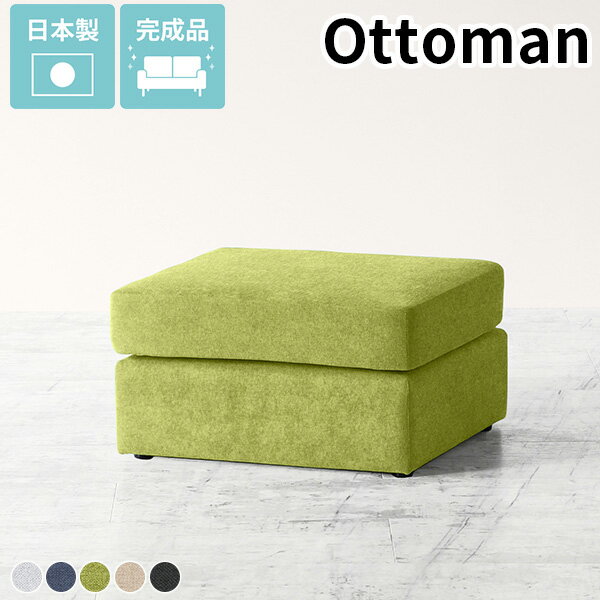 Cloths - オットマン 1人掛け チェア コンパクト フロアソファ 高級感 シンプル スツール ローソファー 1人用 約座面高30cm ひとりがけ 国産 足置き 低い 腰掛け ミニソファ 1P ロースツール ロビーチェア 1人 完成品 日本製 来客用 椅子 玄関 ソファに合う グレー ホリデー □