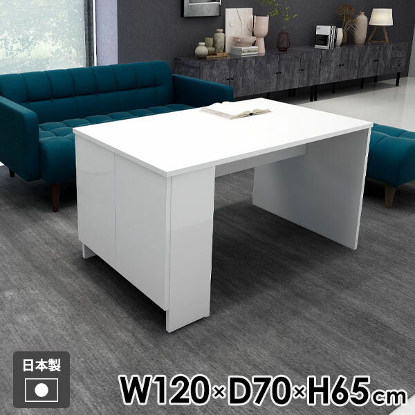 カフェテーブル ソファーテーブル 食卓 デスク リビングテーブル サイドラック 収納付きテーブル 収納棚 収納ラック ロータイプ ダイニングテーブル テーブル サイドテーブル 座卓 ナイトテーブル シンプル 隠す収納 hammer3 キャビ両扉 幅120cm 奥行70cm 高さ65cm nail 〇